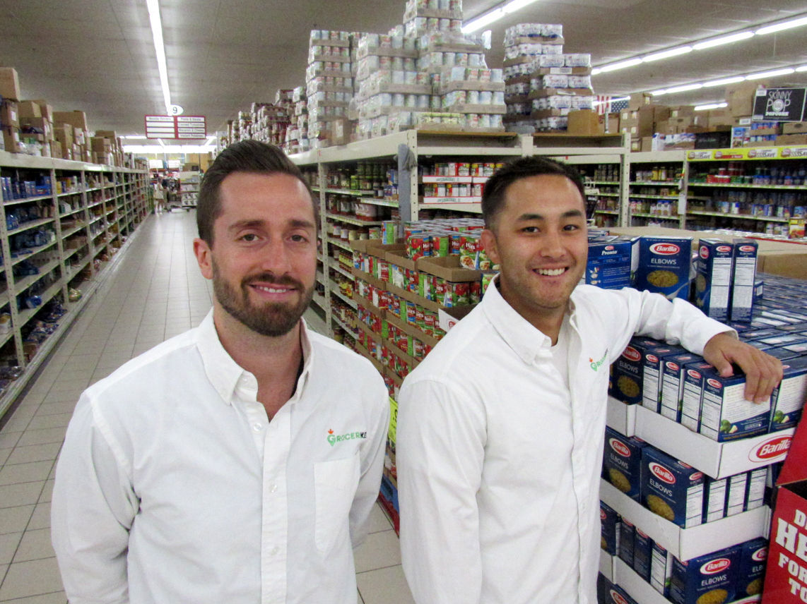 Online grocery sales